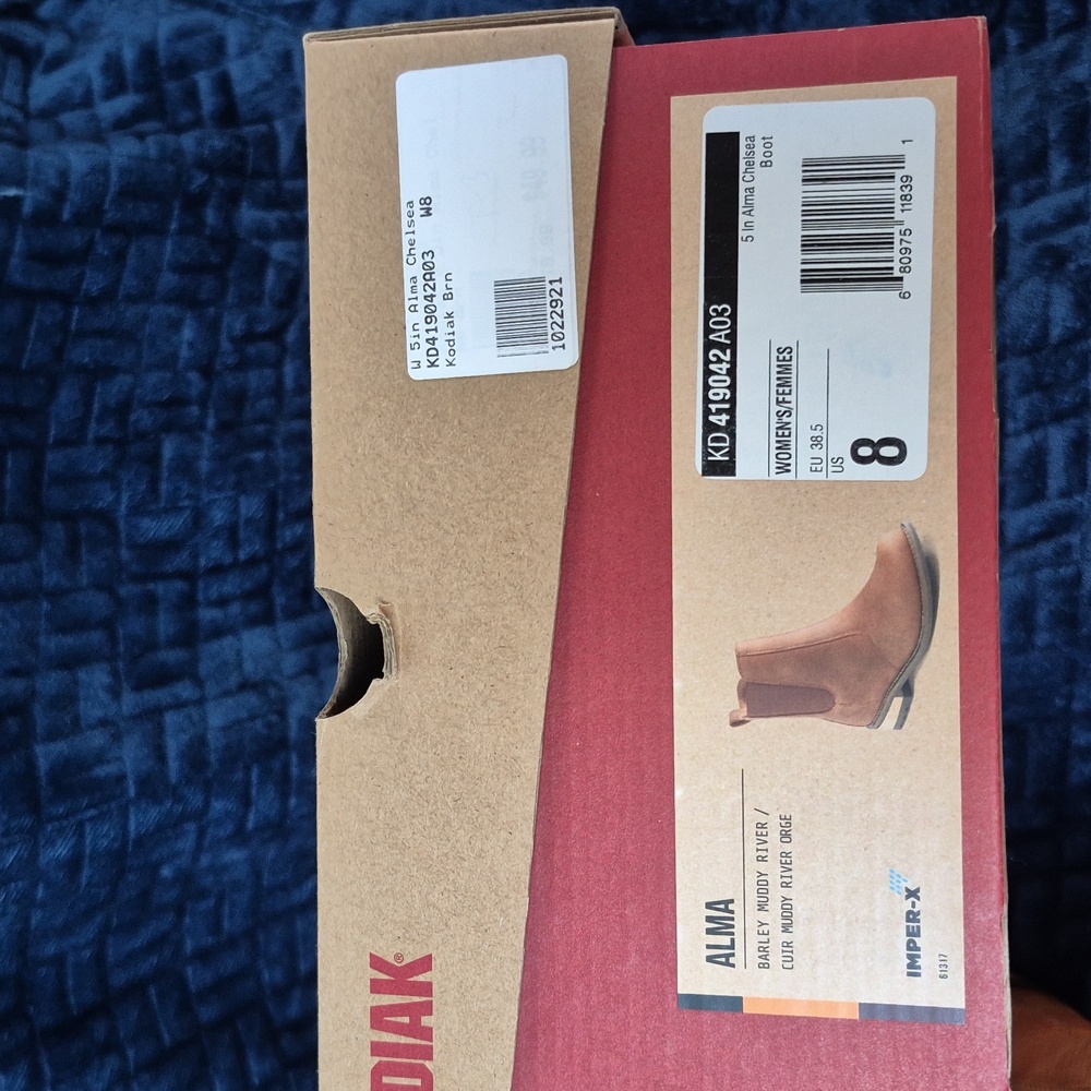 Kodiak Alma Leather Chelsea Boots Size 8, New With Tags! - Picture 12 of 16